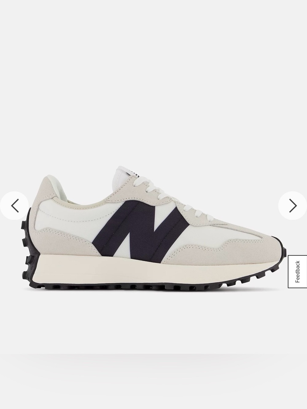 New Balance 327 White & Black Retro Runner - women’s Sneaker